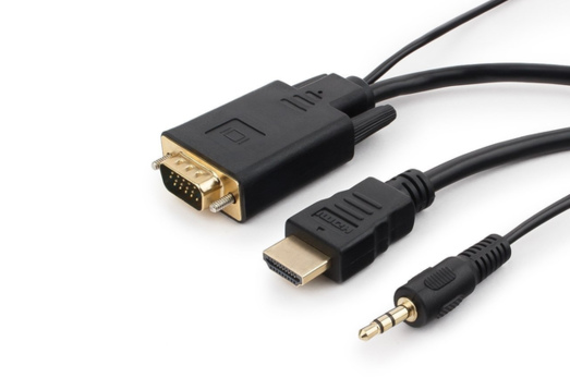 HDMI-VGA кабель Cablexpert A-HDMI-VGA-03