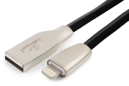 USB Ligntning кабель Cablexpert Gold (Silicon)