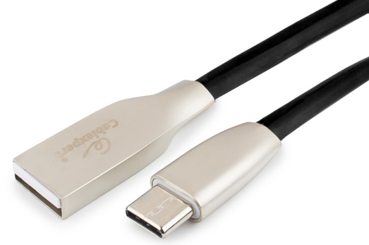 USB Type-C кабель Cablexpert Gold (Silicon)