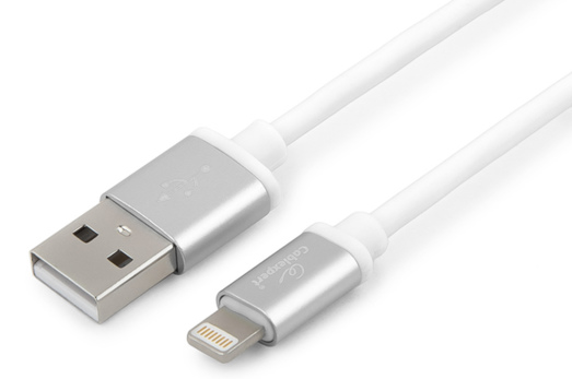 USB Lightning кабель Cablexpert Silver