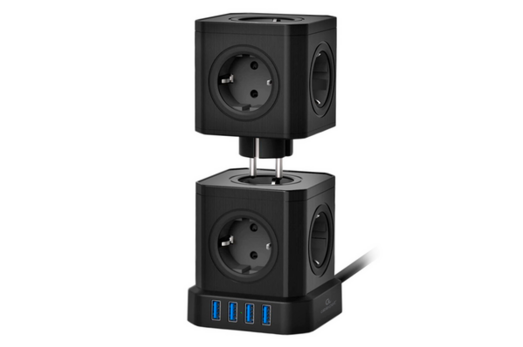 Сетевой фильтр Cablexpert Tower TWR-9-U4-B-2