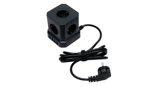 Сетевой фильтр Cablexpert Tower TWR-5-U4-B-2