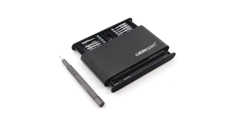 Отвертка с набором бит Cablexpert TK-SD-09R