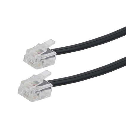 Телефонный кабель Cablexpert TC6P4C-5M-BK
